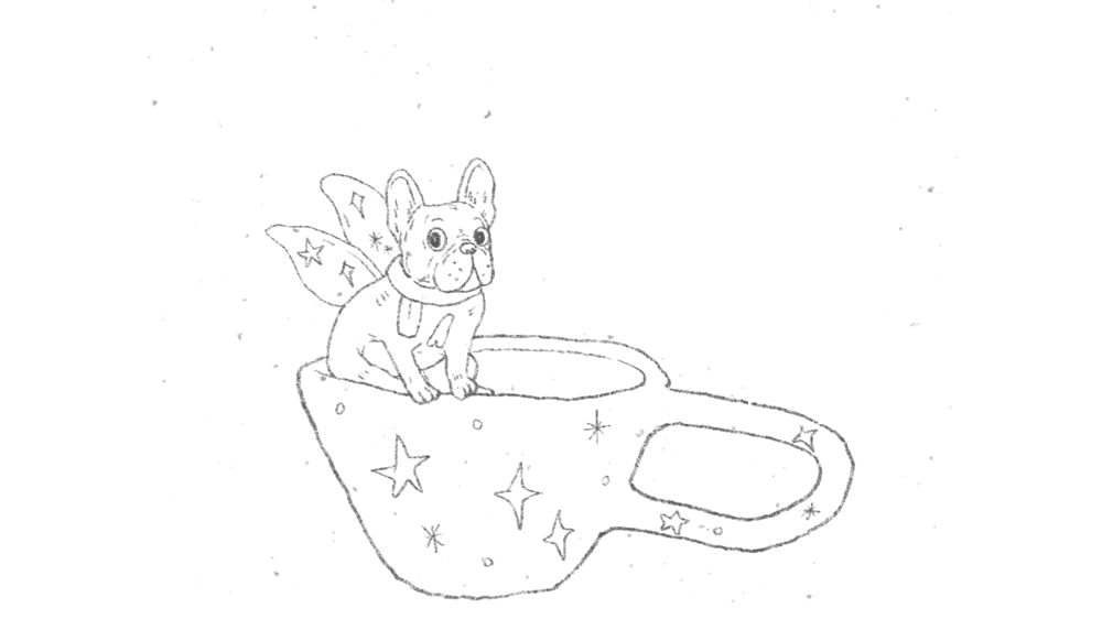 BOTTIGER 星星小狗插画